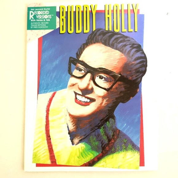 Hal Leonard Buddy Holly Guitar Tab Songbook With Notes And Tablature 1st Edition - Picture 1 of 3
